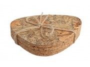 T & G Ocean Pebble Cork Coasters (set of 4)